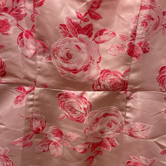 Pink Floral Sleeveless Dress Lulus - Picture 5 of 5